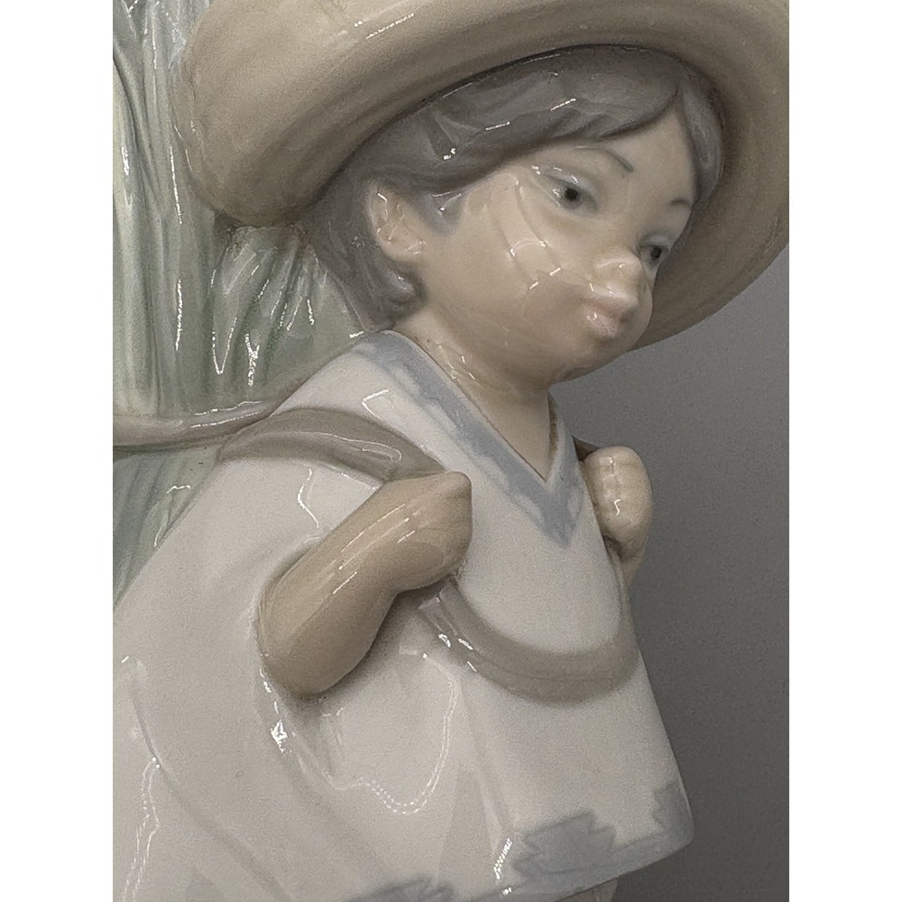 Vintage Lladro Figurine Porcelain Panchito Boy Glossy Finish Made in Spain 12" - Picture 14 of 16